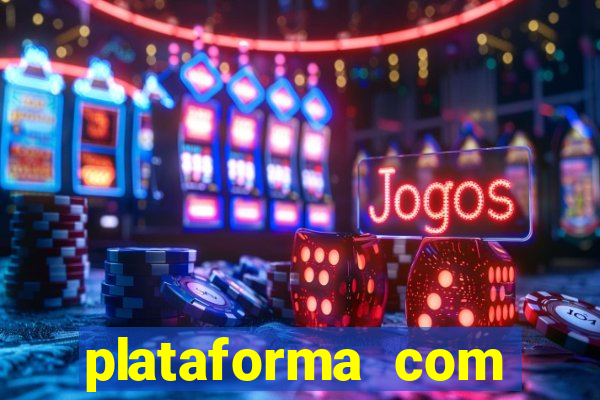 plataforma com chuva de dinheiro